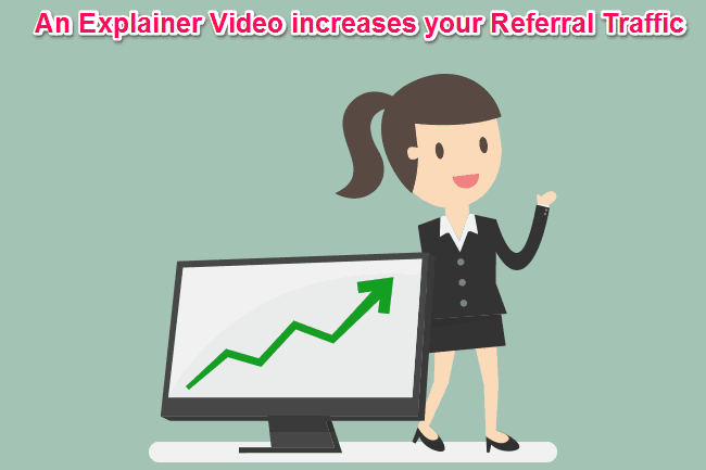 Explainer video increases your Referral Traffic