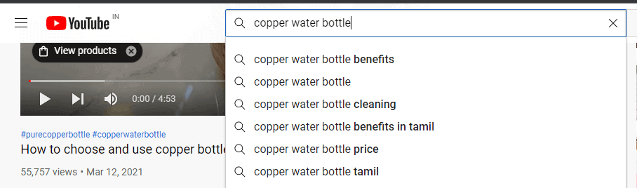 5 Copper Water Bottle