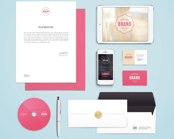 Contemporary Branding Mockup Template Contemporary Branding Mockup Template