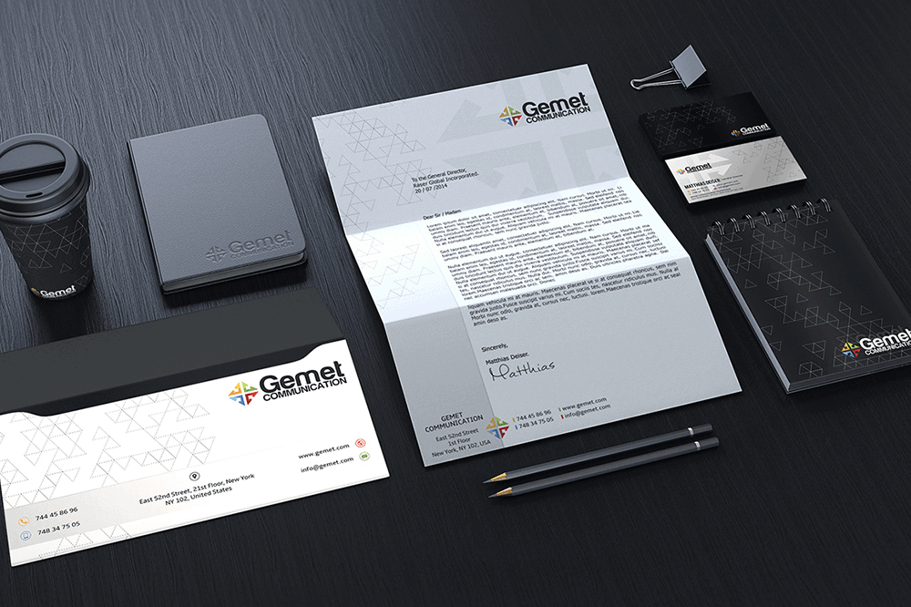 Impressive Corporate Branding Mockup Impressive Corporate Branding Mockup Template