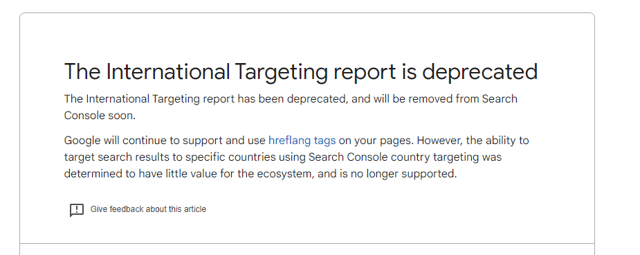 How to Internationally Target Countries in Search Console