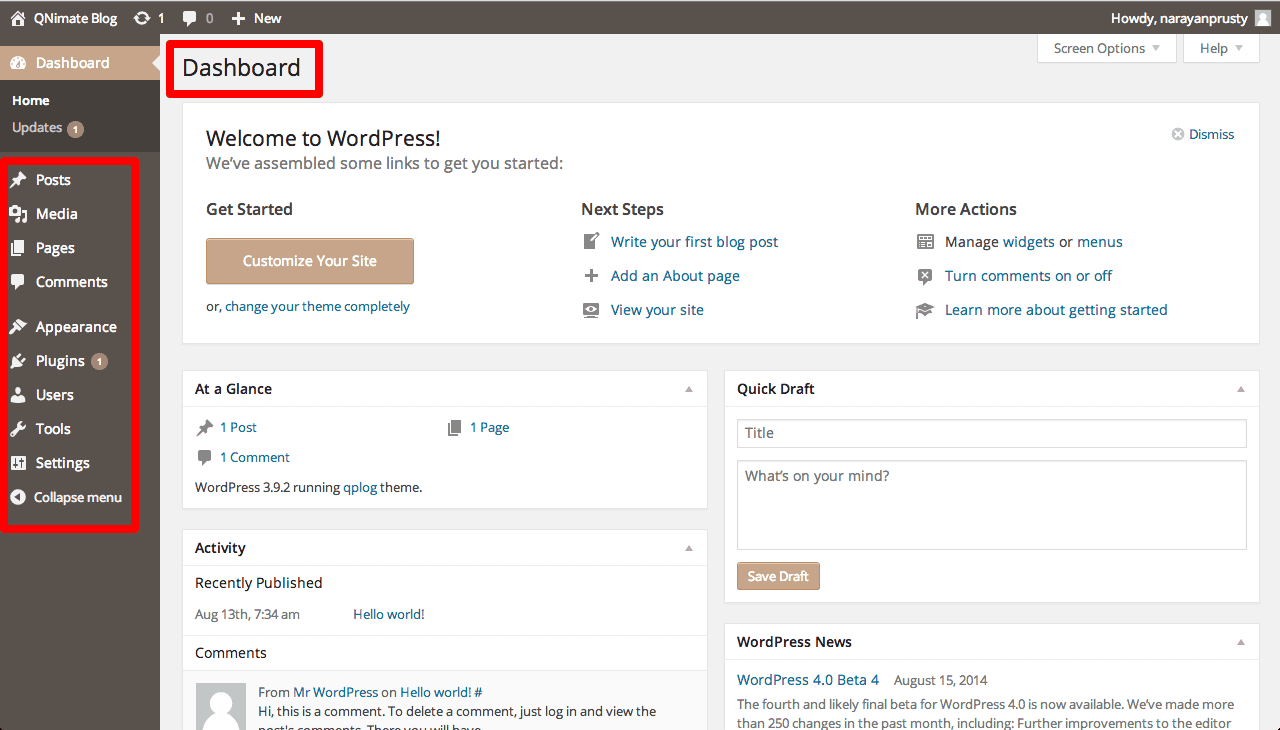  WordPress User-friendly Backend