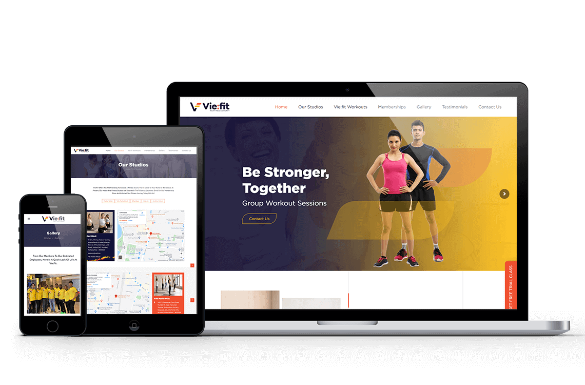 Vie Fit - Mockups
