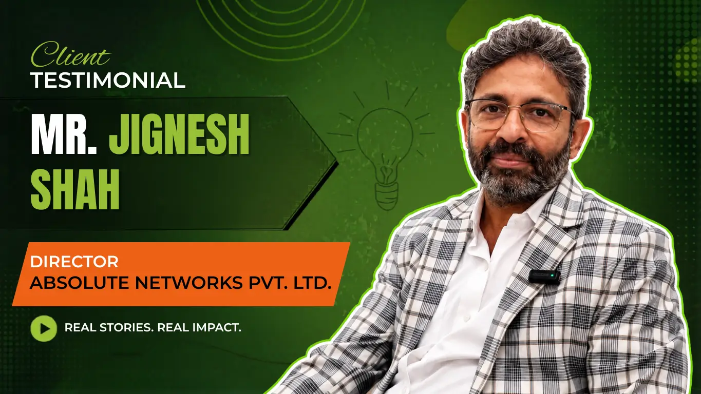 Mr Jignesh Shah – Director, Absolute Networks Pvt. Ltd