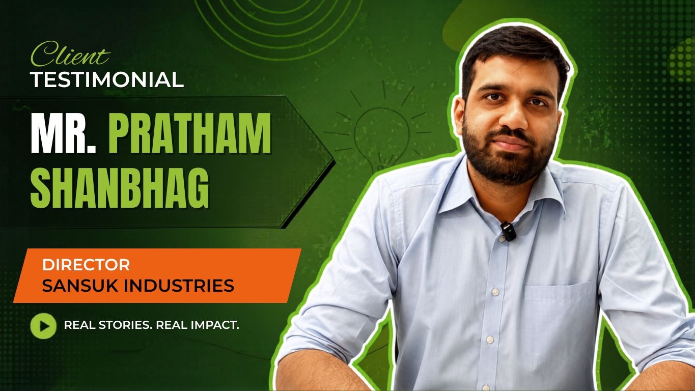 Mr. Pratham Shanbhag – Director, Sansuk Industries