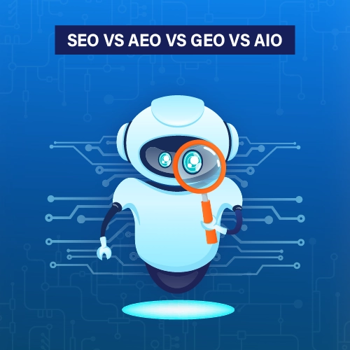 SEO vs AEO vs GEO vs AIO: What is the Difference between them?