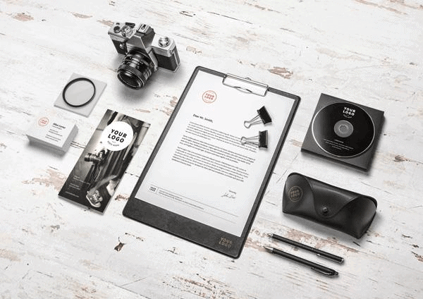 Simple Yet Elegant Branding Mockup Simple Yet Elegant Branding Mockup Template
