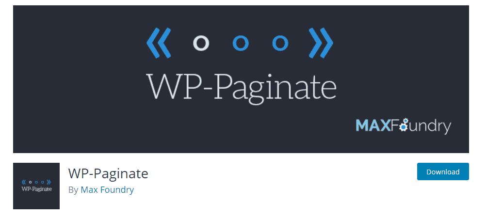 WP Paginate WordPress Plugins