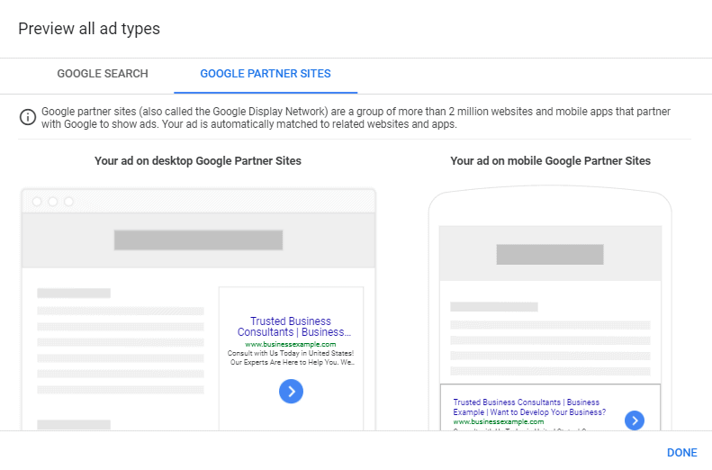 Ads based on how they appear on Desktop Vs Mobile