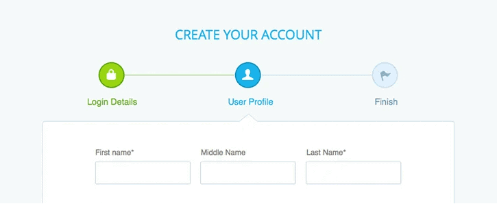 create your account create your account