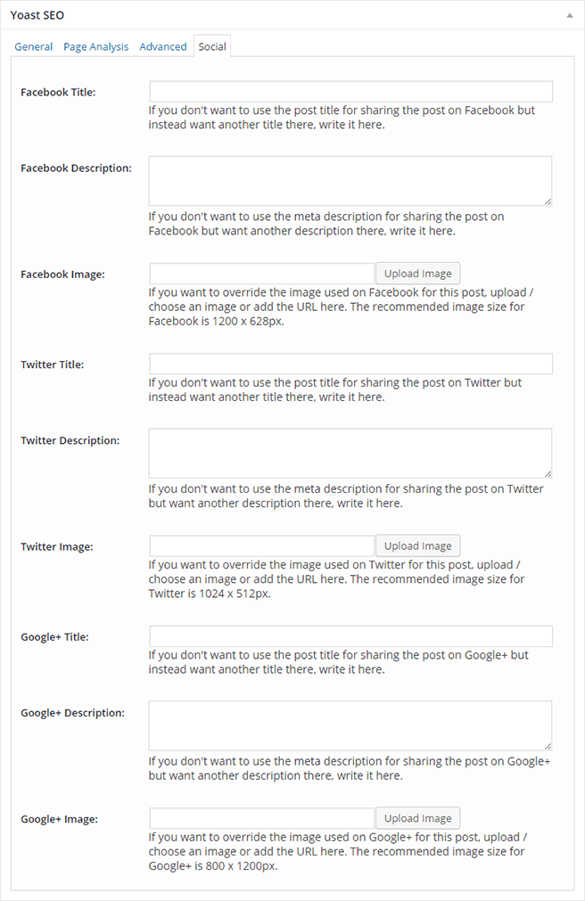 Yoast SEO Social